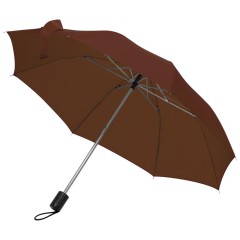 Zložljiv dežnik z etuijem v barvi 85cm Lille, rjava 518801