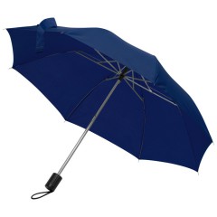 Zložljiv dežnik z etuijem v barvi 85cm Lille, temno modra Heather 518844