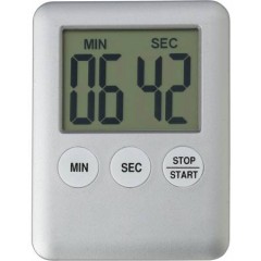 Digitalni kuhinjski timer - ura z magnetom, siva 6516-32