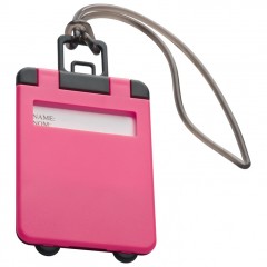 Označevalec potovalne torbe - tablica za označevanje kovčka ali potovalke Kemer, roza 791811