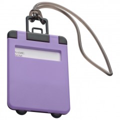 Označevalec za potovalno torbo - tablica za označevanje kovčka ali potovalke Kemer, vijolična 791812