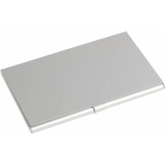 Etui - škatlica za vizitke iz aluminija, srebrna 8766-32