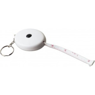 ABS key holder tape measure Lorena, white