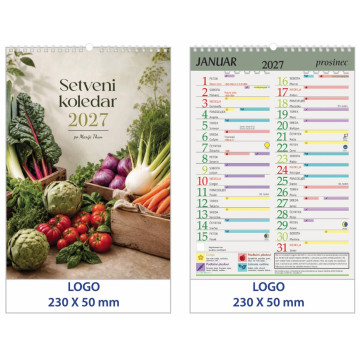 Setveni koledar 2027 K0015