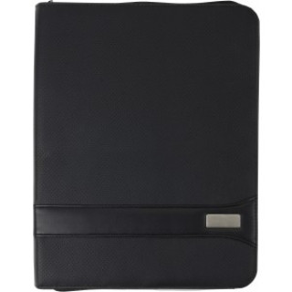 A4 PVC Zipped folder. Byron, black
