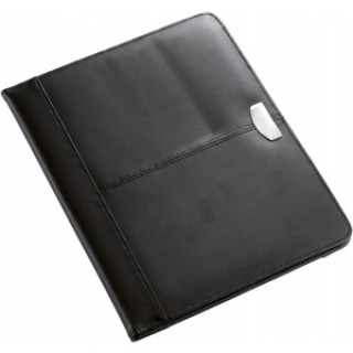 Bonded leather folder Frederick, black