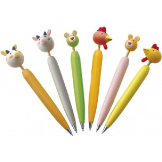 Wooden ballpen Darryl, custom/multicolor