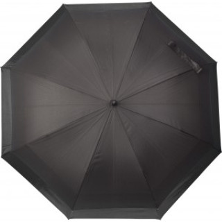 Automatic pongee (190T) umbrella, black