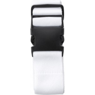 Polyester (300D) luggage belt Lisette, white