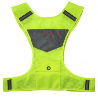 Nylon (600D) safety vest Minna, yellow