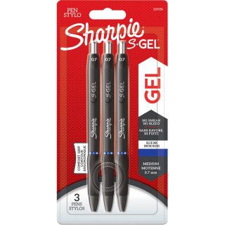 ROLER SHARPIE S GEL 0,7MM MODRA 3/1-BLIS