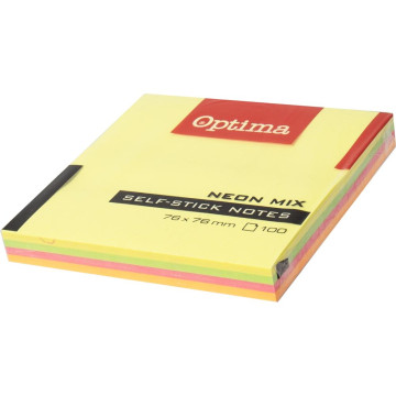 Samolepilni lističi Optima neon mix 100