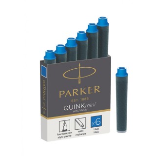 Cartridges Parker Mini Blue 6/1
