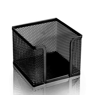 Memo cube holder from metal net