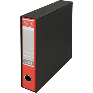 Optima A4 lever arch file in dust cover,