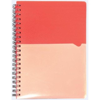 NOTEBOOK SPIRAL GARDEN RED 80G 70L