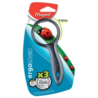 Maped magnifying glass