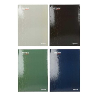 A4 grid notebook with hard covers