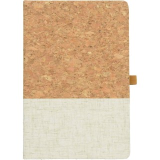 Cork and cotton Notebook