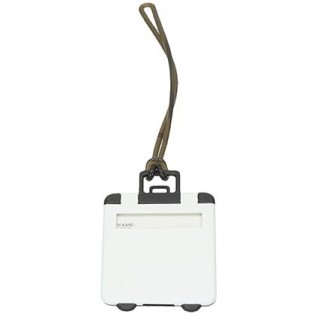 LUGGAGE TAG TRAVEL WHITE