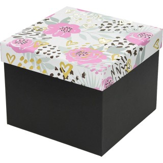 GIFT BOX BBP FLOWERS ART 22X22X16