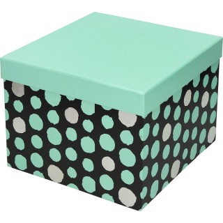 GIFT BOX BBP DOTS ART 22X22X16