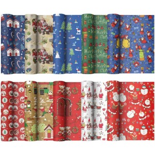 Creative New Year wrapping paper