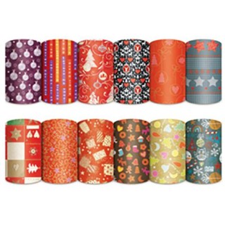 Creative New Year wrapping paper