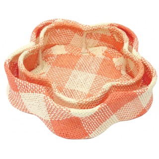 Flower shaped basket