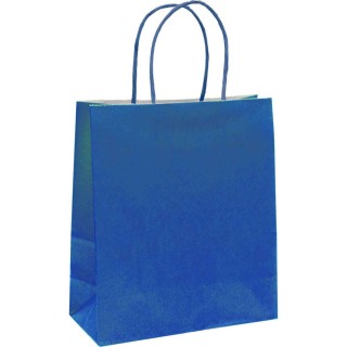 Eco Kraft Medium Gift Bag Blue