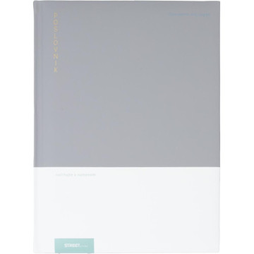 Poslovnik Uspeh sivo/bel 810907