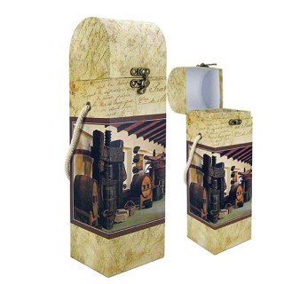 Cardboard gift box for bottle