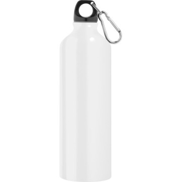 FLAŠKA ALU HOOK L 750ML BELA S KARABINOM 8552901