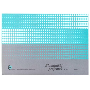 Obrazec Blagajniški prejemek A5, 6610 99326