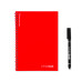 INFINITEBOOK PLAIN A5. Infinitebook A5 z upogljivim ovikom in 15 navadnimi stranmi za belo tablo