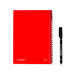 INFINITEBOOK PLAIN A5. Infinitebook A5 z upogljivim ovikom in 15 navadnimi stranmi za belo tablo