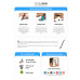 INFINITEBOOK PLAIN A5. Infinitebook A5 z upogljivim ovikom in 15 navadnimi stranmi za belo tablo