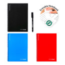 INFINITEBOOK PLAIN A5. Infinitebook A5 z upogljivim ovikom in 15 navadnimi stranmi za belo tablo