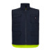 VL DIANA. Padded vest (220g/m²), reversible and multi-pocket, in polyester (100%), with zip fastening and reversible puller