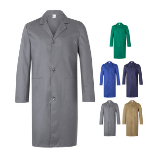 VL DANU. Twill blouse (175g/m²), in cotton (35%) and polyester (65%)