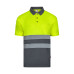 VL FORTUNA. Bird-eye polo shirt (140g/m²) with short sleeves, in polyester (100%)