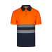 VL FORTUNA. Bird-eye polo shirt (140g/m²) with short sleeves, in polyester (100%)