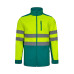VL HESTIA. Dvobarvna softshell jakna (280 g/m²), iz poliestra (96 %) in elastana (4 %)