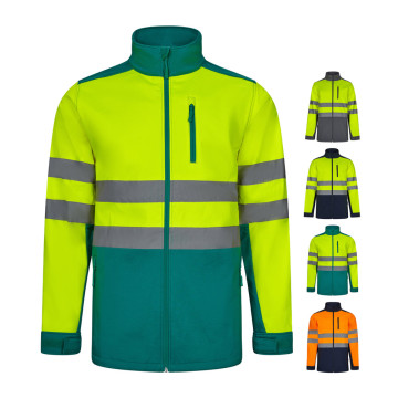 VL HESTIA. Dvobarvna softshell jakna (280 g/m²), iz poliestra (96 %) in elastana (4 %)