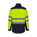 VL HESTIA LARGE. Two-tone soft shell jacket (280g/m²), with fleece lining and TPU membrane, in polyester (96%) and elastane (4%)