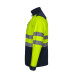 VL HESTIA LARGE. Two-tone soft shell jacket (280g/m²), with fleece lining and TPU membrane, in polyester (96%) and elastane (4%)
