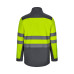 VL HESTIA LARGE. Two-tone soft shell jacket (280g/m²), with fleece lining and TPU membrane, in polyester (96%) and elastane (4%)
