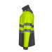 VL HESTIA LARGE. Two-tone soft shell jacket (280g/m²), with fleece lining and TPU membrane, in polyester (96%) and elastane (4%)