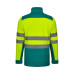 VL HESTIA LARGE. Two-tone soft shell jacket (280g/m²), with fleece lining and TPU membrane, in polyester (96%) and elastane (4%)