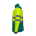 VL HESTIA LARGE. Two-tone soft shell jacket (280g/m²), with fleece lining and TPU membrane, in polyester (96%) and elastane (4%)